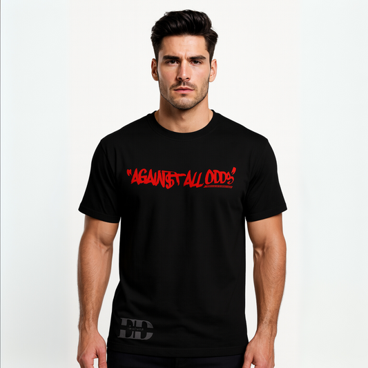 AGAINST ALL ODDS T-SHIRT BLACK