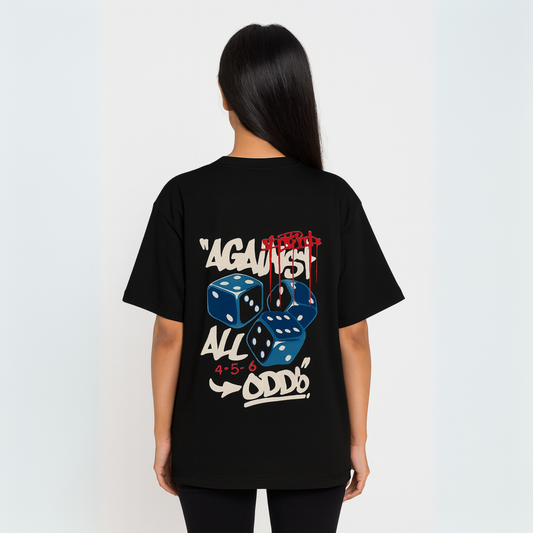 AGAINST ALL ODDS T-SHIRT BLACK