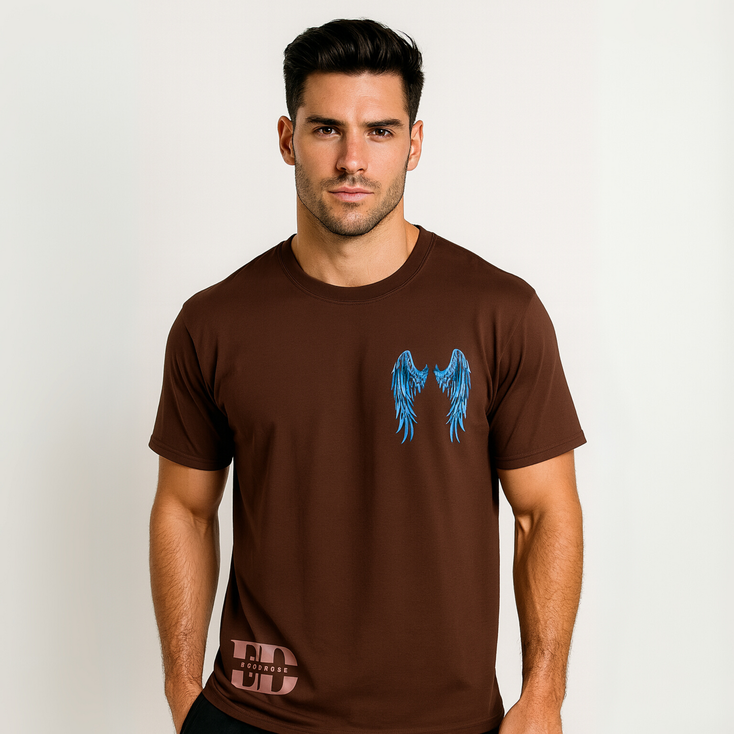 WINGS T-SHIRT BROWN
