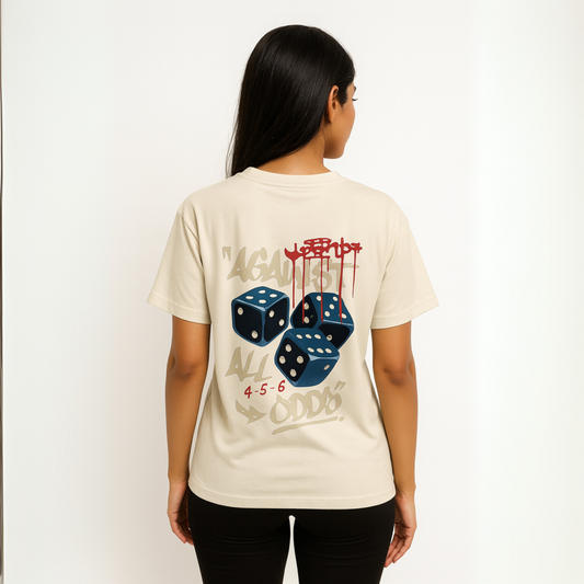 AGAINST ALL ODDS T-SHIRT OFF-WHITE