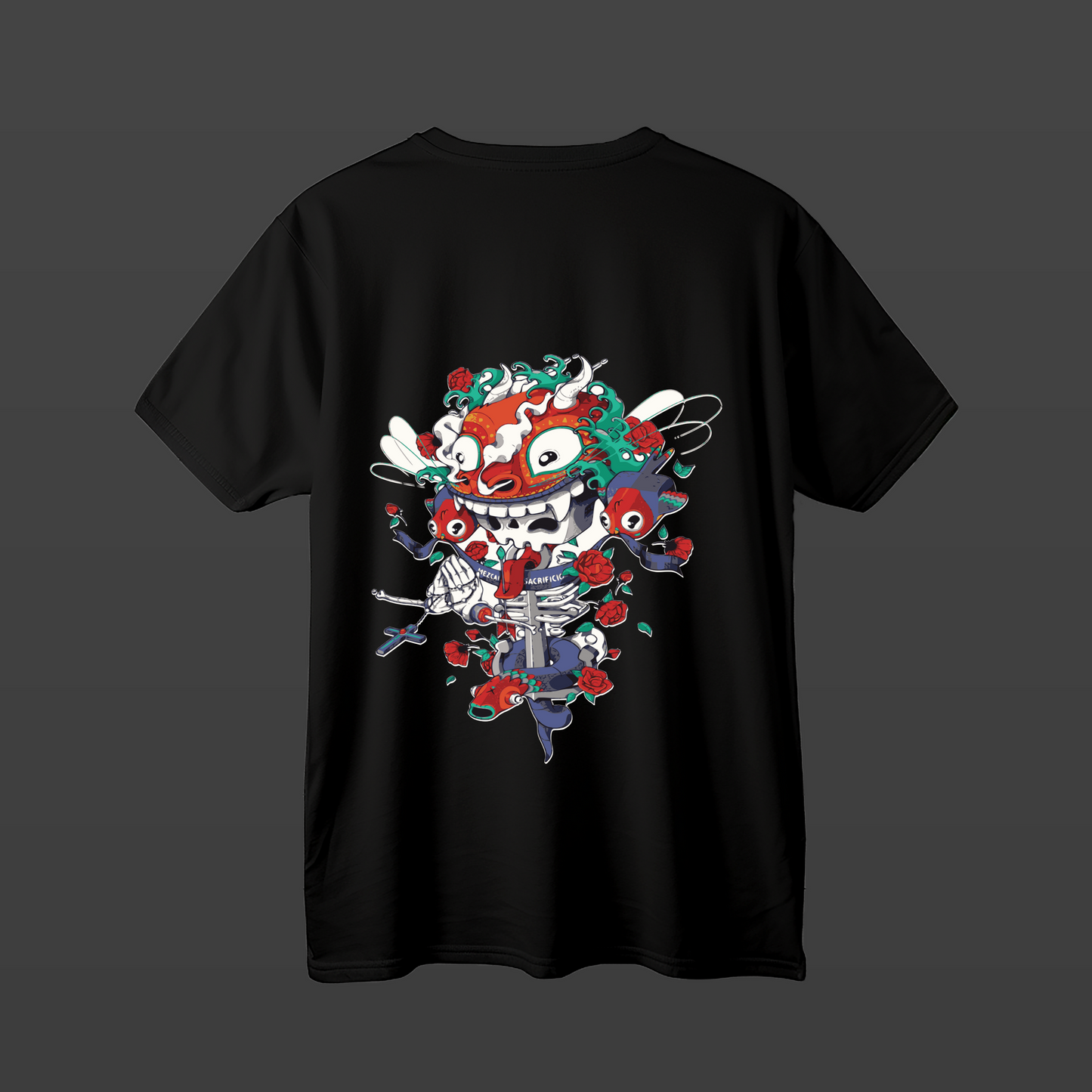 ROSE T-SHIRT BLACK