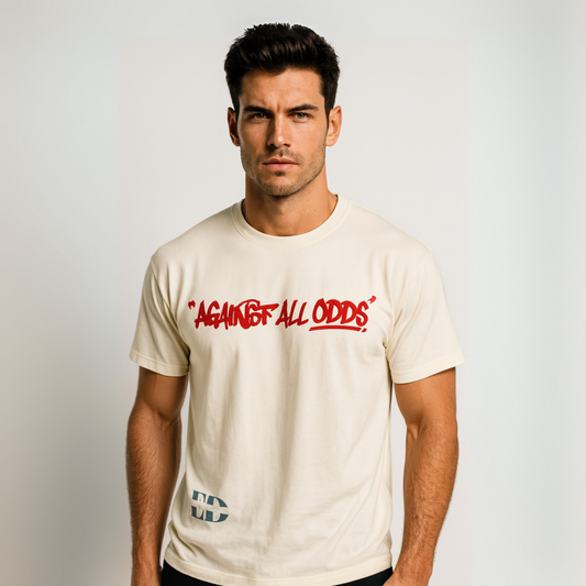 AGAINST ALL ODDS T-SHIRT OFF-WHITE