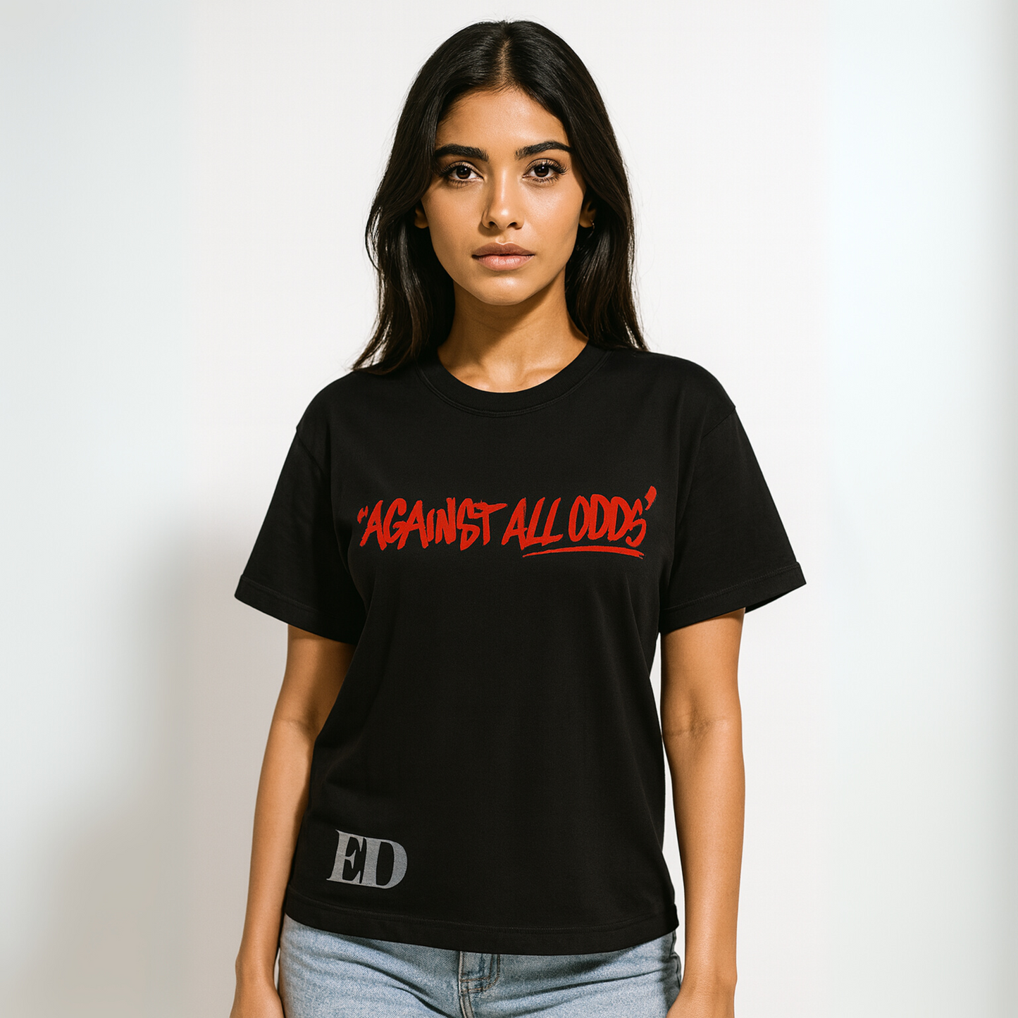 AGAINST ALL ODDS T-SHIRT BLACK