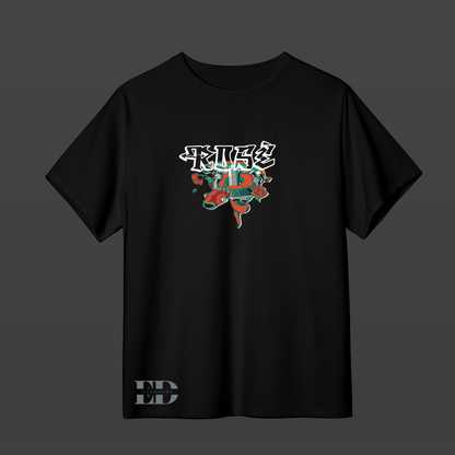 ROSE T-SHIRT BLACK