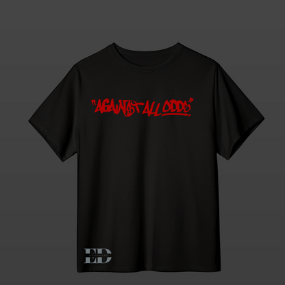 AGAINST ALL ODDS T-SHIRT BLACK