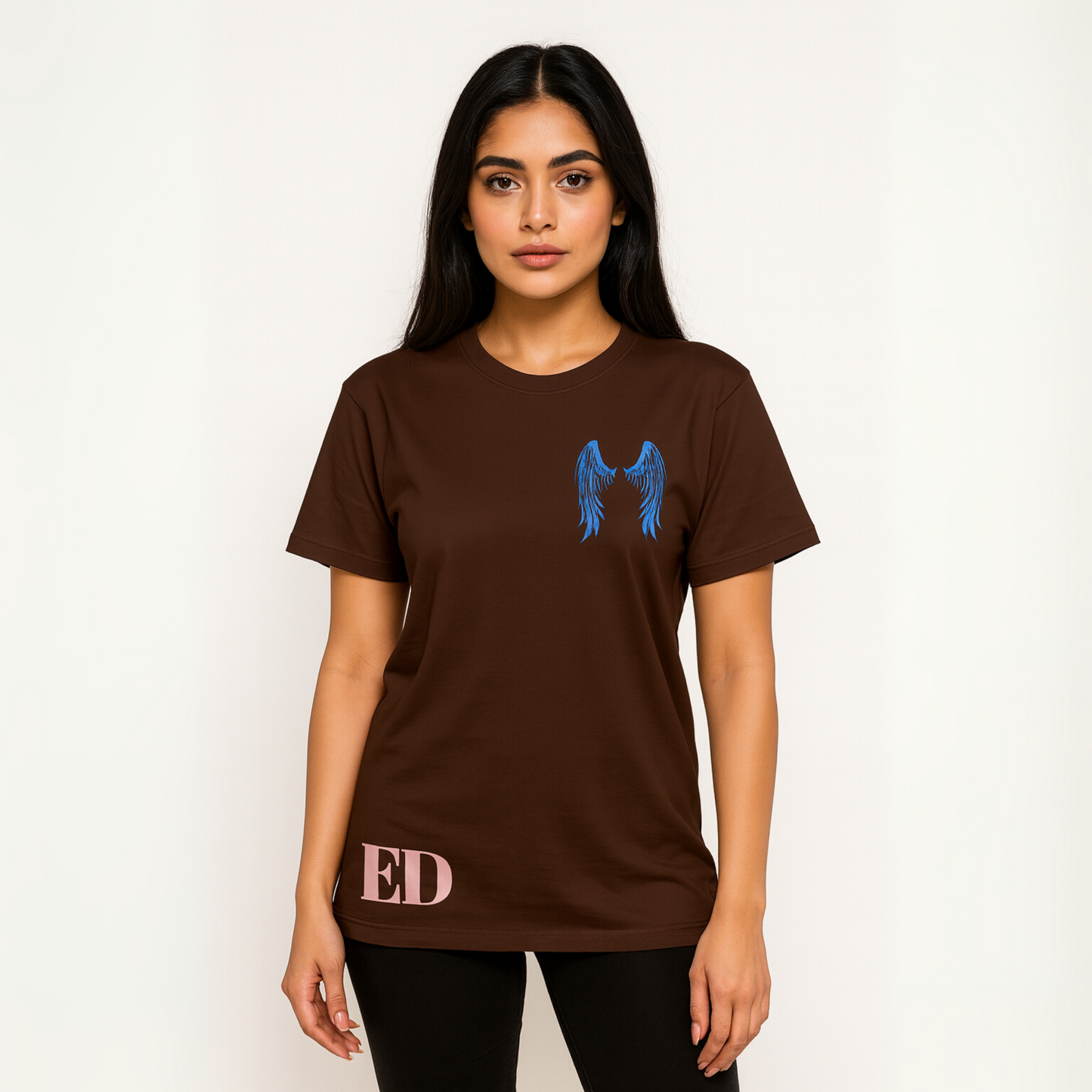 WINGS T-SHIRT BROWN