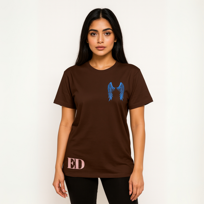 WINGS T-SHIRT BROWN