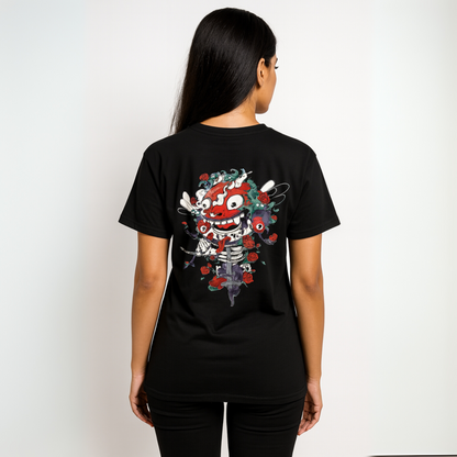 ROSE T-SHIRT BLACK