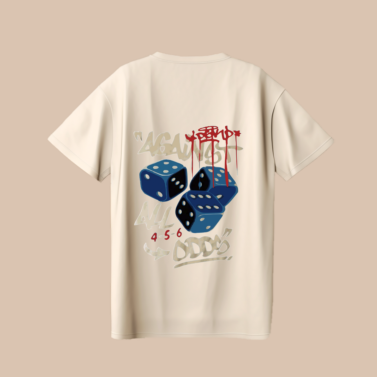 AGAINST ALL ODDS T-SHIRT OFF-WHITE