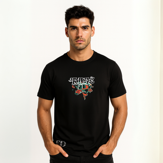 ROSE T-SHIRT BLACK