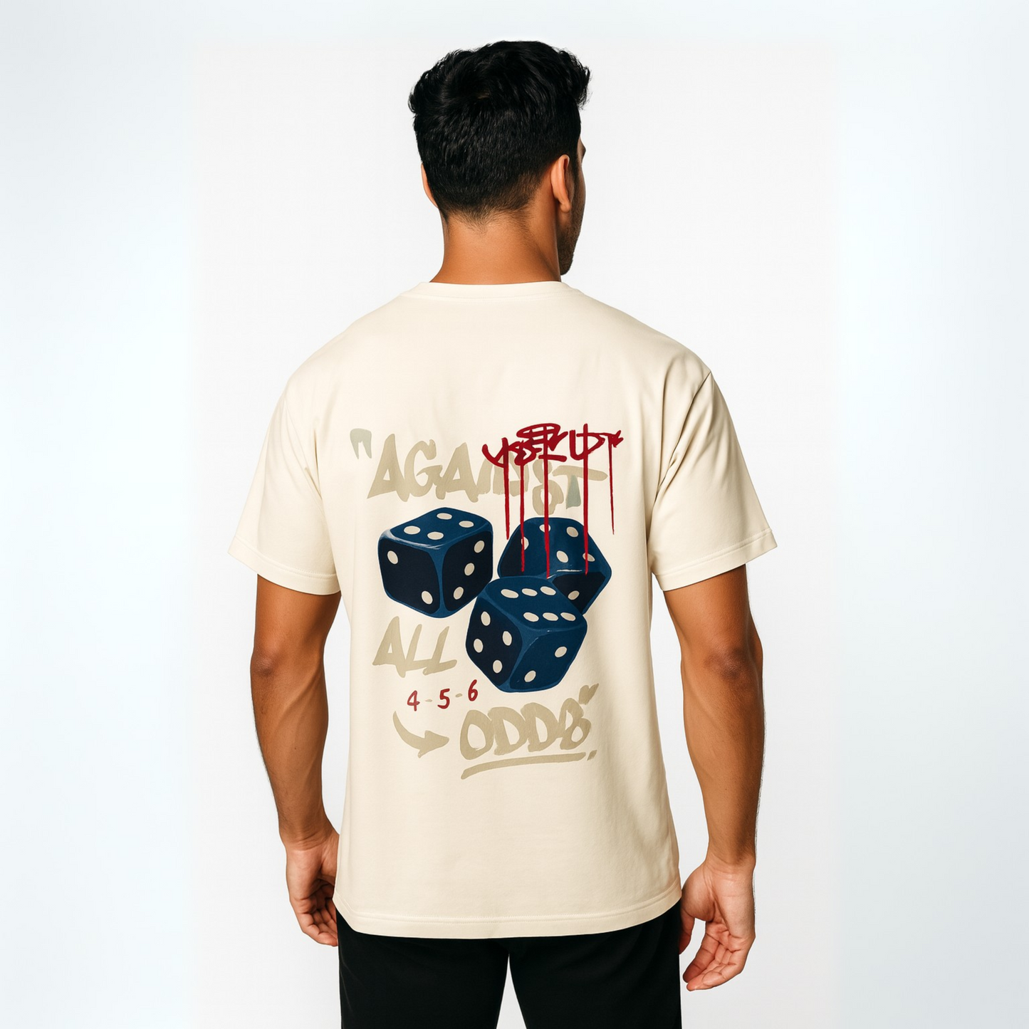 AGAINST ALL ODDS T-SHIRT OFF-WHITE