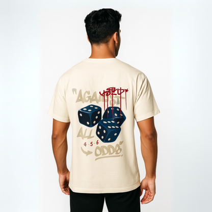 AGAINST ALL ODDS T-SHIRT OFF-WHITE