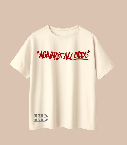 AGAINST ALL ODDS T-SHIRT OFF-WHITE