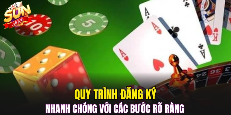 Quy trình đăng ký nhanh chóng với các bước rõ ràng 
